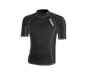 TA-5142BK RASH GUARD KRÓTKI RĘKAW BLACK (MĘSKI)