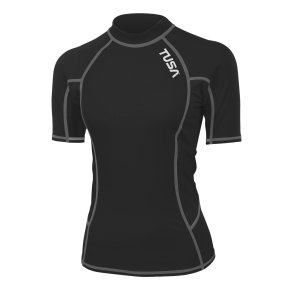 TA-5143BK RASH GUARD KRÓTKI RĘKAW BLACK (DAMSKI)