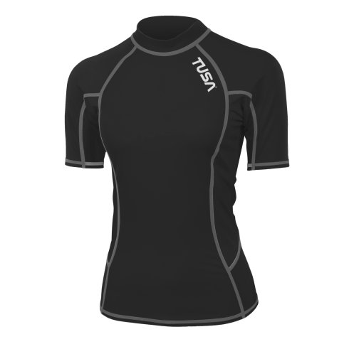 TA-5143BK RASH GUARD KRÓTKI RĘKAW BLACK (DAMSKI)