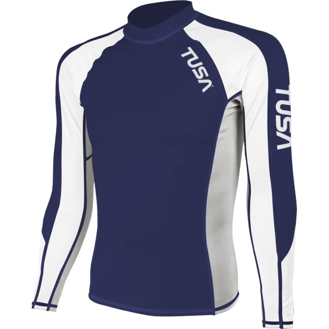 TA-5140BK RASH GUARD długi rękaw NAVY BLUE (męski)