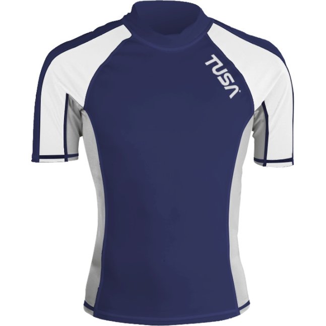 TA-5142NBL RASH GUARD krótki rękaw NAVY BLUE (męski)