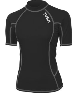 TA-5143BK RASH GUARD krótki rękaw BLACK (damski)