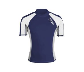 TA-5142NBL RASH GUARD KRÓTKI RĘKAW NAVY BLUE (MĘSKI)