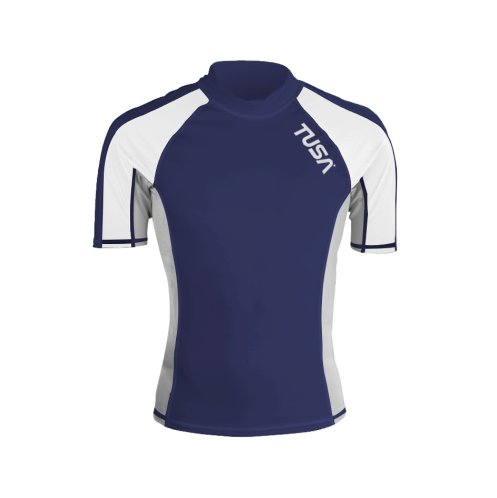 TA-5142NBL RASH GUARD KRÓTKI RĘKAW NAVY BLUE (MĘSKI)